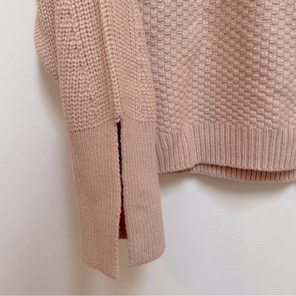 Topshop Blush Cable Knit Sweater Size 6 - Picture 5 of 6